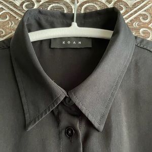 Black Silk Shirt